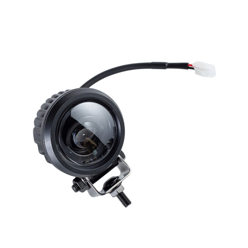 Đèn cảnh báo an toàn xe nâng điểm màu xanh xiên tròn IP67 5W DC9-80V