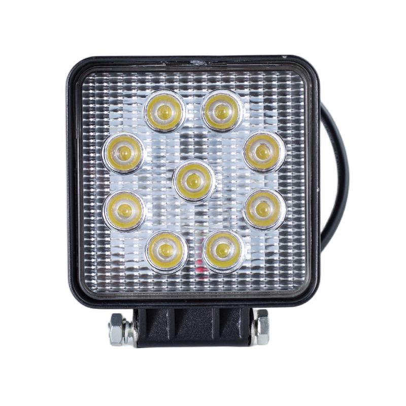 IP67 002 Đèn làm việc hình vuông 9-LED công suất cao dành cho xe công nghiệp