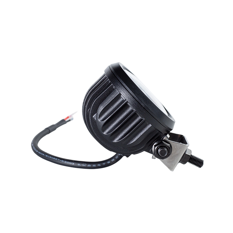 Đèn cảnh báo an toàn xe nâng điểm màu xanh xiên tròn IP67 5W DC9-80V