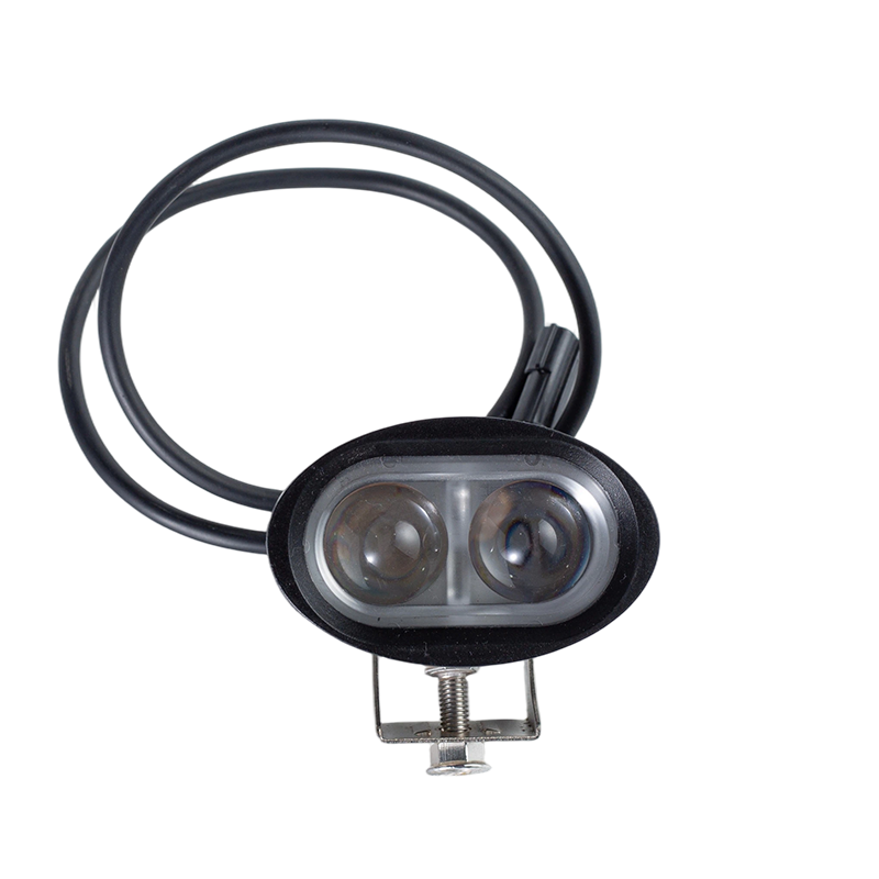 IP67 6W DC9-80V Đèn cảnh báo an toàn cho xe nâng màu đỏ/xanh hình bầu dục rộng