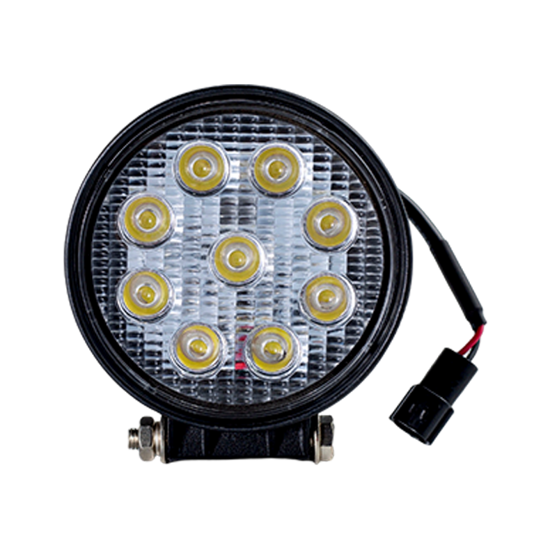 Đèn làm việc tròn 9 LED hạng nặng IP67 001 dành cho xe công nghiệp