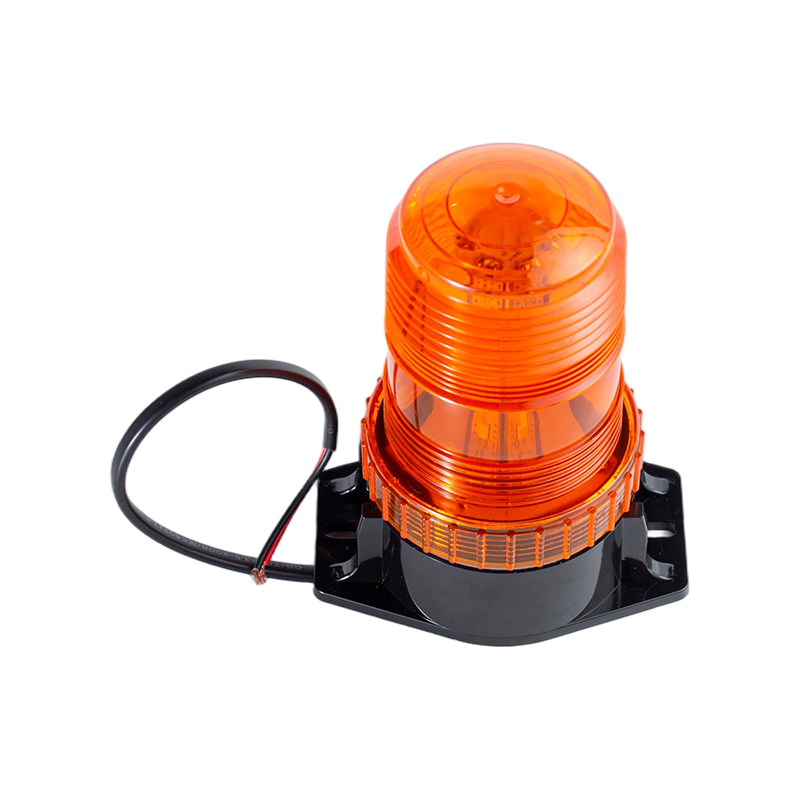 IP65 8W DC9-80V 360° Đèn cảnh báo nhấp nháy màu hổ phách cho xe nâng