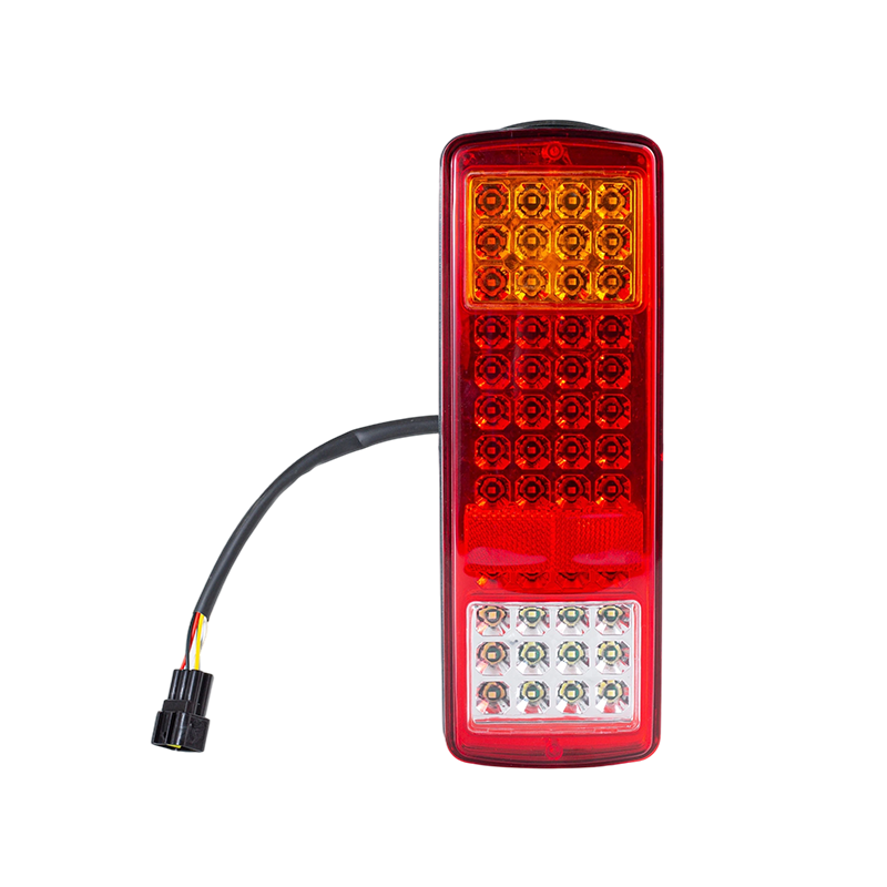 FLDJ-SSWD-002 IP55 6W DC12-24V Đèn hậu LED tích hợp 3 màu (Đèn báo rẽ + Đèn định vị + Đèn lùi)