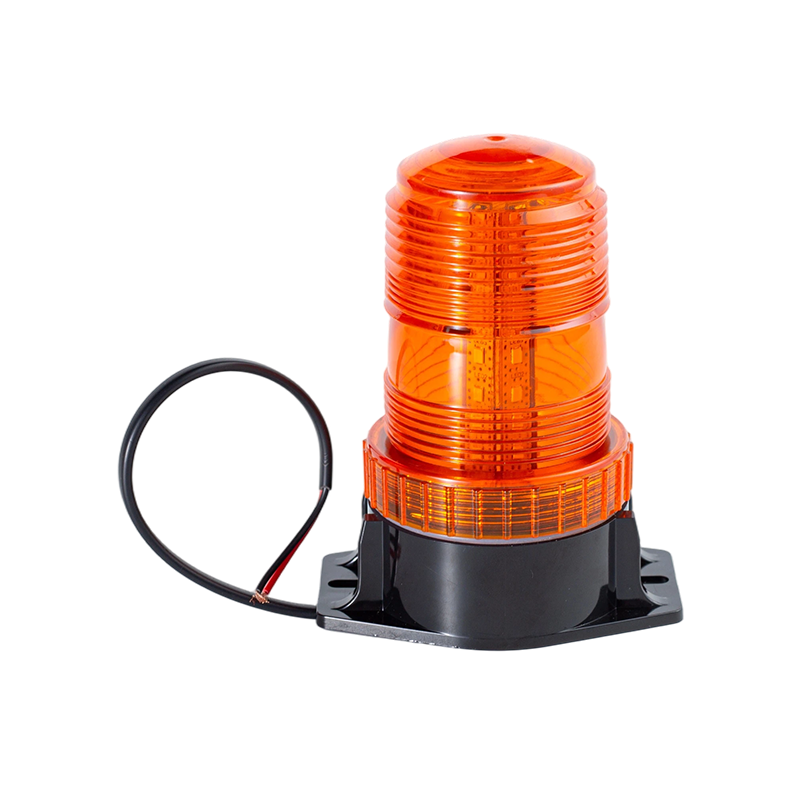 IP65 8W DC9-80V 360° Đèn cảnh báo nhấp nháy màu hổ phách cho xe nâng
