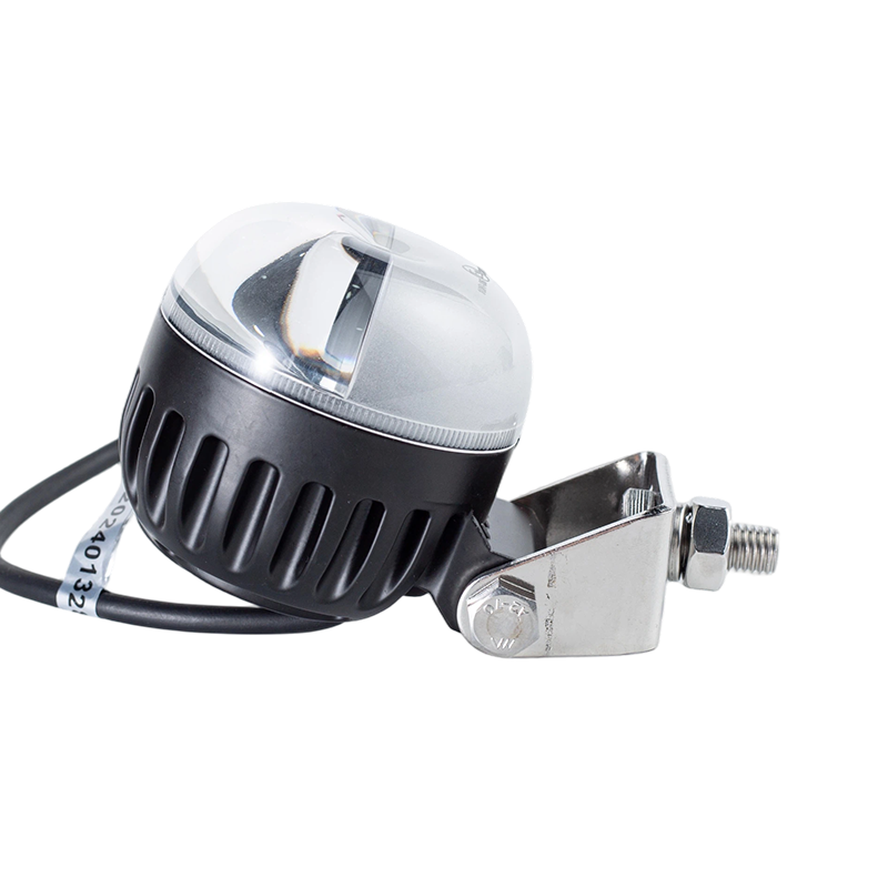 IP67 5W DC9-80V Đèn cảnh báo khu vực nguy hiểm của xe nâng chùm tia màu đỏ / xanh lam