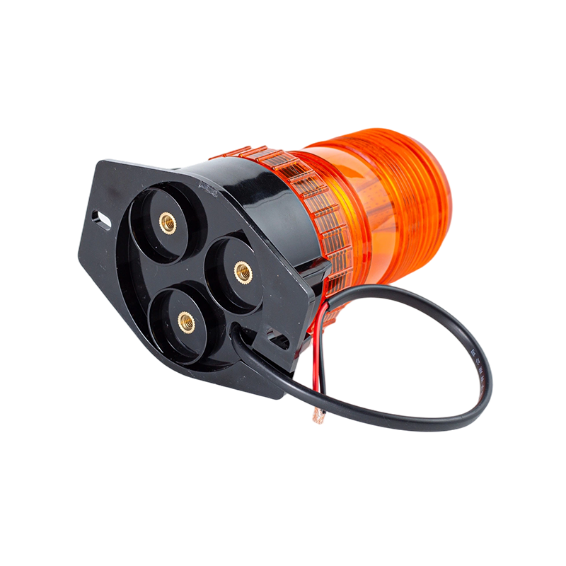 IP65 8W DC9-80V 360° Đèn cảnh báo nhấp nháy màu hổ phách cho xe nâng