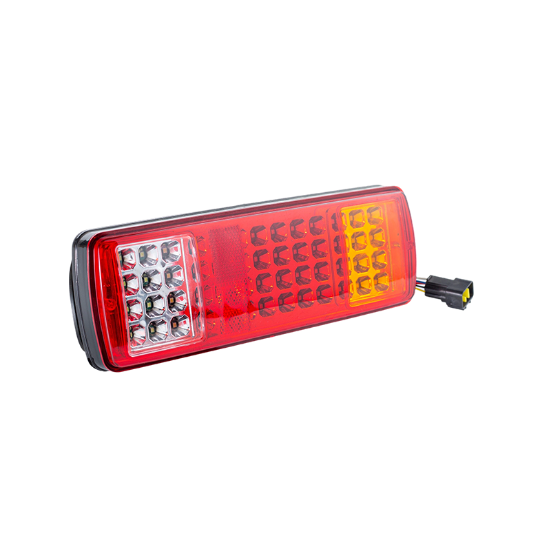 FLDJ-SSWD-002 IP55 6W DC12-24V Đèn hậu LED tích hợp 3 màu (Đèn báo rẽ + Đèn định vị + Đèn lùi)