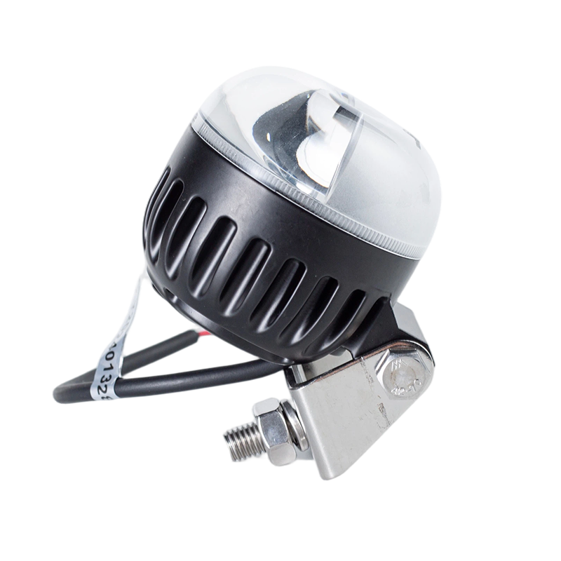 IP67 5W DC9-80V Đèn cảnh báo khu vực nguy hiểm của xe nâng chùm tia màu đỏ / xanh lam