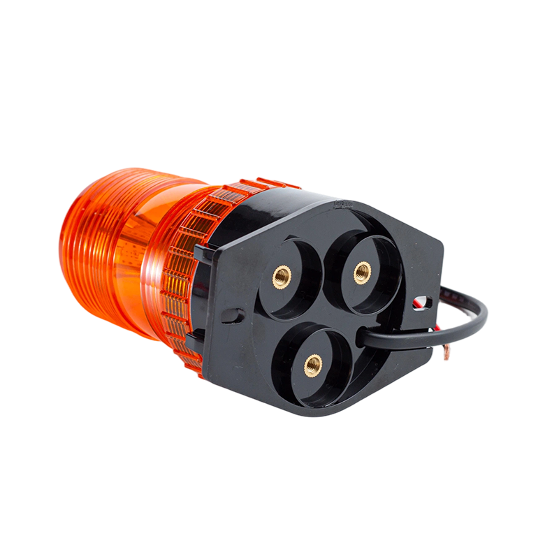 IP65 8W DC9-80V 360° Đèn cảnh báo nhấp nháy màu hổ phách cho xe nâng