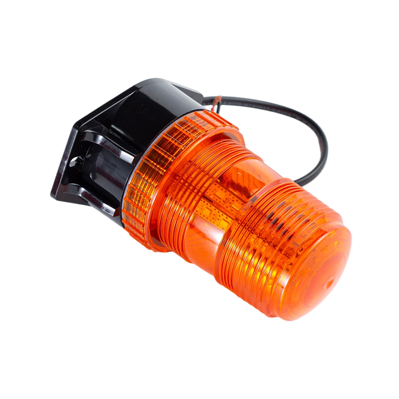 IP65 8W DC9-80V 360° Đèn cảnh báo nhấp nháy màu hổ phách cho xe nâng