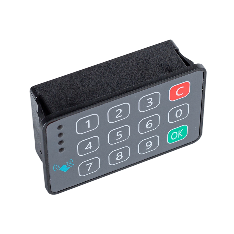 Đầu đọc thẻ IC ngang có bàn phím / CAN2.0 125K Baud / Kiểm soát truy cập quản lý đội xe công nghiệp